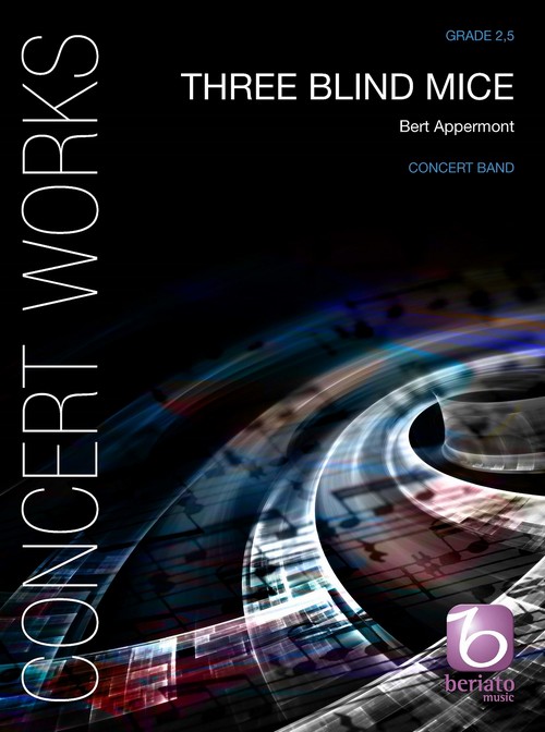 Three Blind Mice. Concert Band/Harmonie. Score. 9790365226283