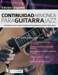 Continuidad armónica para guitarra jazz