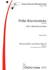 Frühe Klavierstücke (1823/24), Heft II: Mittelschwere Stücke