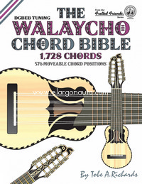 The Walaycho Chord Bible: DGBEB Standard Tuning 1,728 Chords. 9781906207472