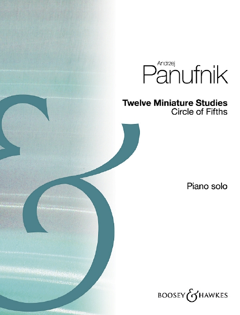 12 Miniature Studies, Circle of fifths, for piano. 9790060039959