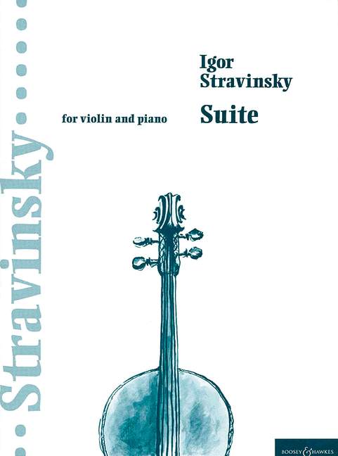 Suite, from Pulcinella. After themes, fragments and pieces by G. Pergolesi, for violin and piano