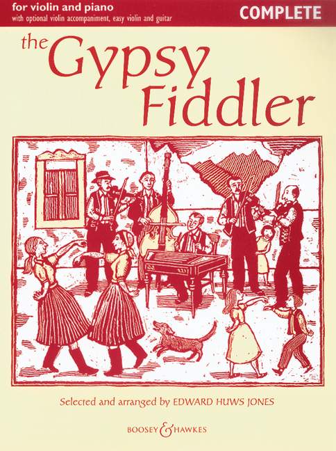 The Gypsy Fiddler, Music from Hungary and Romania, for violin (2 violins) and piano, guitar ad libitum