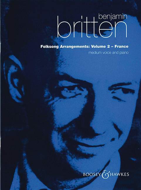Folk Song Arrangements Vol. 2, France, for medium voice and piano