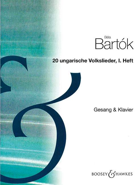 20 Hungarian Folksongs Vol. 1, Lieder der Trauer, for medium voice and piano
