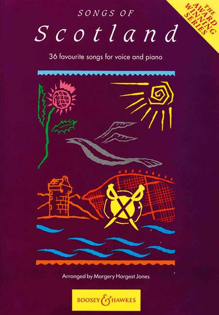 Songs of Scotland, 36 favourite songs, for voice and piano, song book