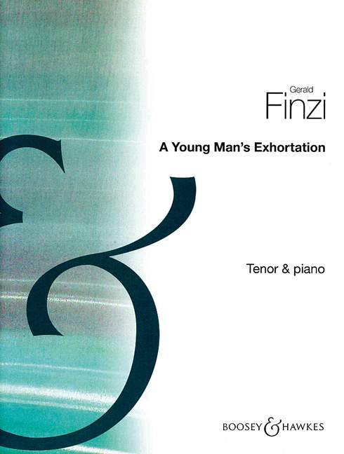 Young Man's Exhortation op. 14, Ten Songs, for tenor and piano. 9790060030505