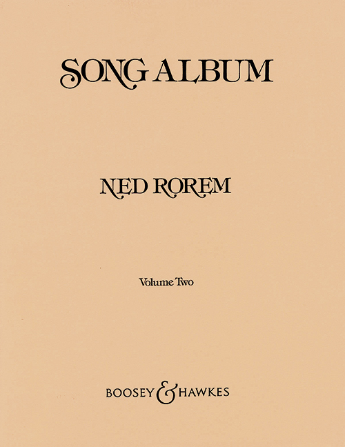 Song Album Vol. 2, for voice and piano