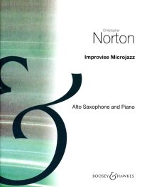 Improvise Microjazz, Exercises and pieces to encourage improvising, for alto saxophone and piano