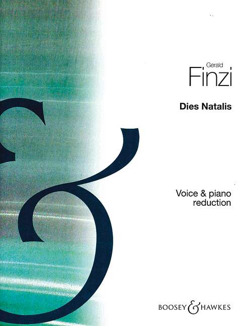 Dies Natalis op. 8, Cantata, for soprano (tenor) and string orchestra, vocal/piano score