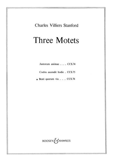 Three Motets op. 38/3 CCS 76, No. 3 Beati quorum via, for mixed choir (SSATBB) a cappella