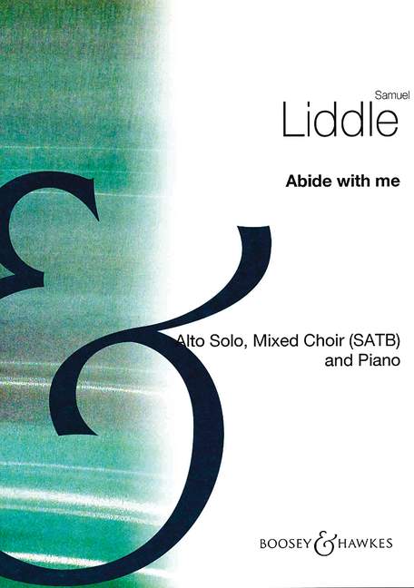 Abide With Me, for alto, mixed choir (SATB) and piano (organ), choral score
