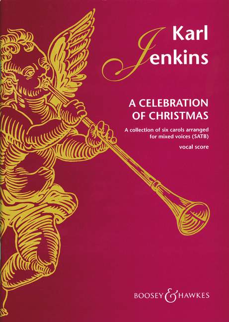 A Celebration of Christmas, A collection of six carols, for mixed choir (SATB) and instruments (piano), vocal/piano score. 9790060108341