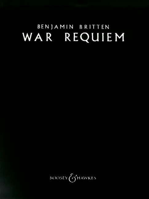 War Requiem op. 66, for soloists (STBar), mixed choir (SATB), boys' choir, orchestra and chamber orchestra, vocal/piano score