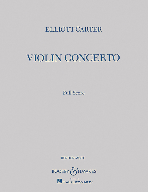 Violin Concerto, for violin and orchestra, score