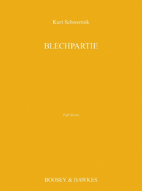 Blechpartie op. 43, im neuesten Geschmack, for 2 Trumpets, Horn, Trombone and Tuba, score