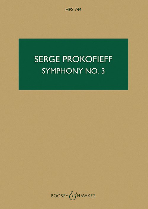 Symphony No. 3 op. 44 HPS 744, for orchestra, study score. 9790060021305