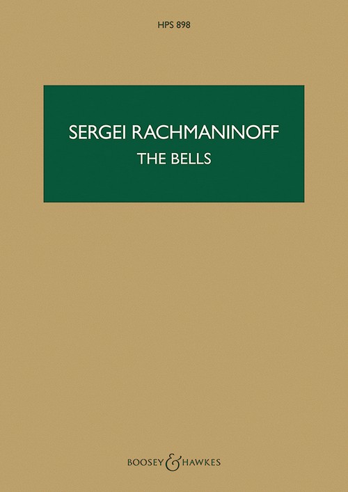 The Bells op. 35 HPS 898, for soloists (STB), choir and orchestra, study score. 9790060021947