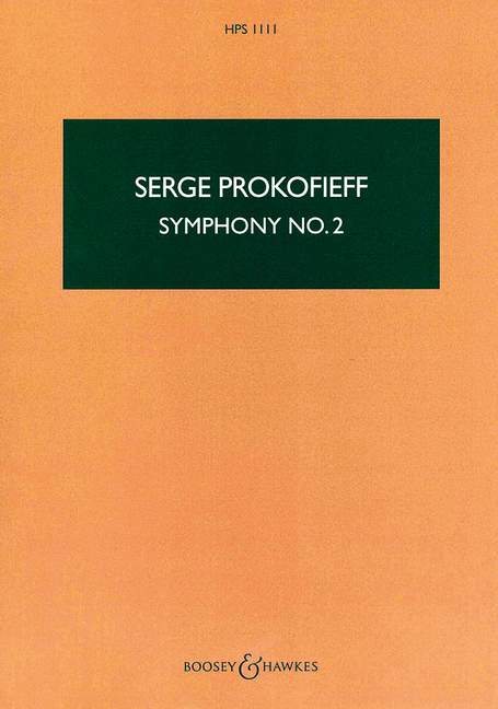 Symphony No. 2 op. 40 HPS 1111, for orchestra, study score