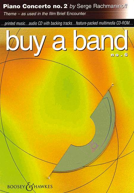 Buy a band Vol. 6, Theme from Piano Concert No. 2, for different instruments (in C, B or Eb)