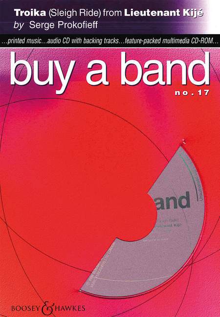 Buy a band Vol. 17, Troika from Lieutenant Kijé, for different instruments (in C, B or Eb)