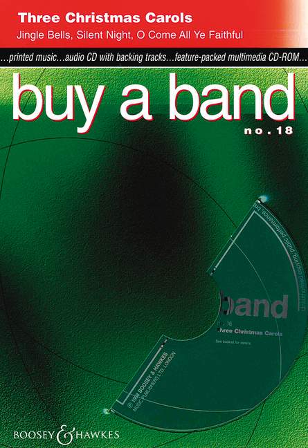 Buy a band Vol. 18, Three Christmas Carols, for different instruments (in C, B or Eb)