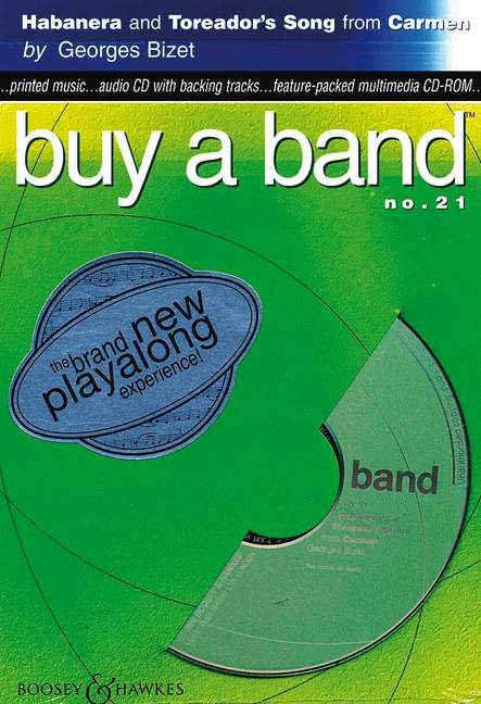 Buy a band Vol. 21, Havanera and Toreador's Song from Carmen, for different instruments (in C, B or Eb)