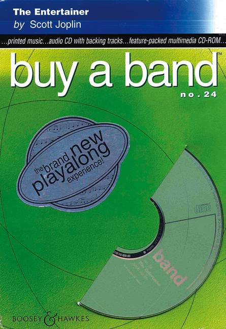 Buy a band Vol. 24, The Entertainer, for different instruments (in C, B or Eb)
