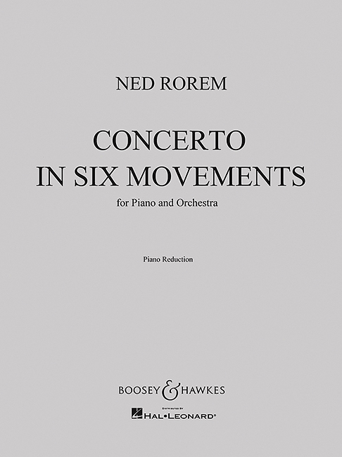 Concerto in Six Movements, for piano and orchestra, vocal/piano score