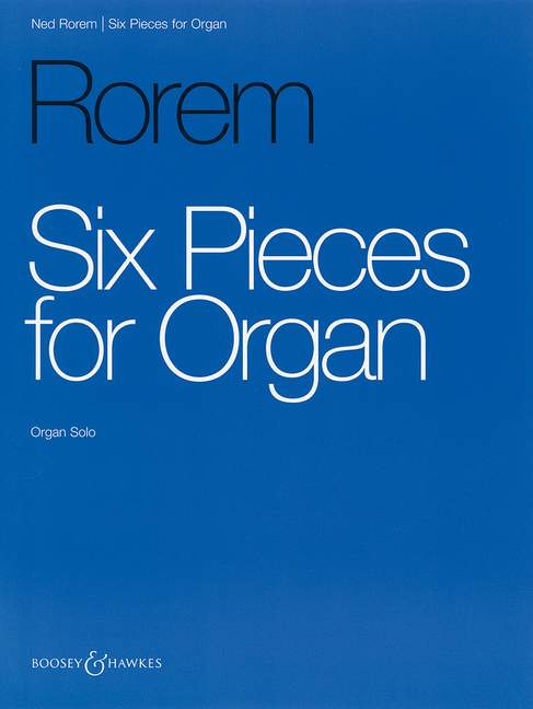 Six Pieces, for organ