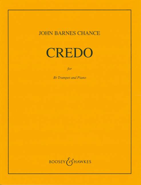 Credo, for Trumpet and Piano