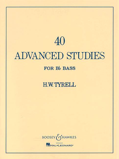 Advanced Studies for Bb Bass, for Bass Tuba (in Bb)