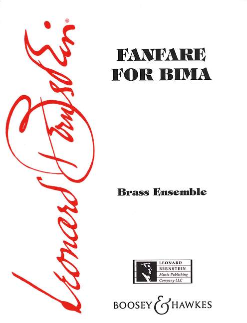 Fanfare for Bima (tpt, hn, trb, tuba), for Trumpet, horn, trombone and tuba (or bass trombone), score. 9790060074301