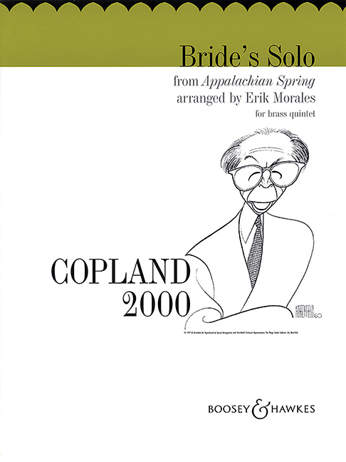 Bride's Solo, from Appalachian Spring, for Brass Quintet, score and parts