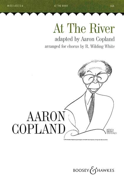 Old American Songs II, No. 4 At the River, for women's choir (SSA) and piano, choral score