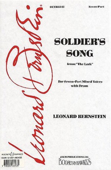 The Lark, Soldier's Song, for mixed choir or 7 soloists (SSATTBB) a cappella, percussion ad libitum, choral score
