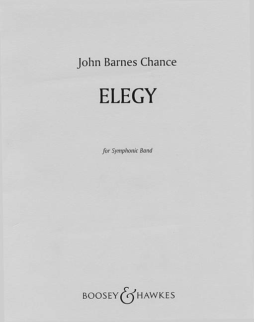 Elegy QMB 378, for Wind band, score and parts