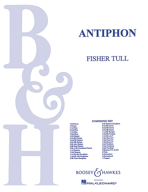 Antiphon QMB 379, for Wind band, score and parts. 9790051637911