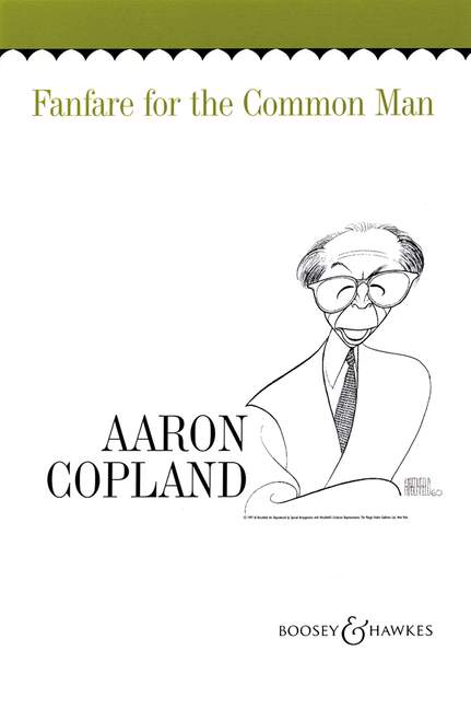 Fanfare for the Common Man, for 4 horns, 4 trumpets, 3 trombones, tuba, timpani and percussion, score and parts