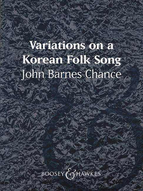 Variations on a Korean Folk Song QMB 348, for Wind band, score. 9790051634828