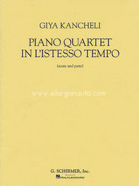 Piano Quartet, In L'istesso Tempo, violin, viola, cello and piano