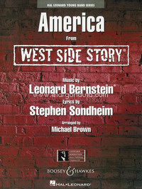 America, Arrangement for young band, wind band, set of parts