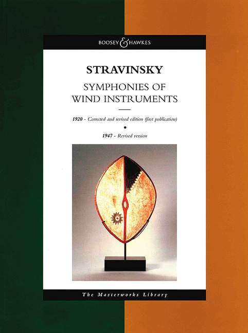 Symphonies of Wind Instruments (1920 & 1947), for wind band, study score