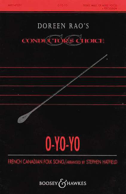 O-Yo-Yo, Les femmes de maris aux vignes, for 3-part treble, male or mixed voices and percussion, choral score
