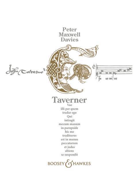 Taverner, Opera in 2 acts, vocal/piano score. 9790060037931