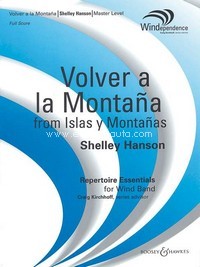 Volver a la Montaña, from Islas y Montañas, for Wind band, score