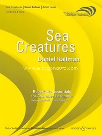 Sea Creatures, for Wind Instruments Ensemble and Narrator, score and parts