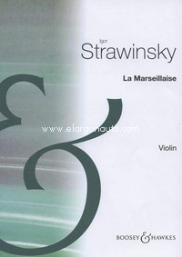 La Marseillaise, for violin. 9790060106569