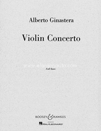 Violin Concerto op. 30, for violin and orchestra, score. 9790051093212