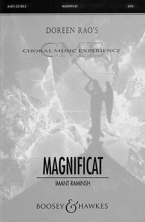 Magnificat, for mezzo-soprano, mixed choir (SATB) and piano, choral score